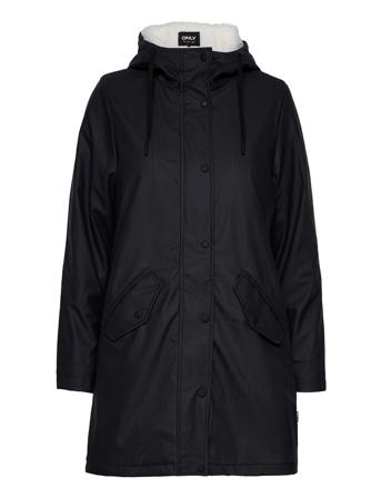 Onlsally Raincoat Otw Outerwear Rainwear Rain Coats Blå ONLY