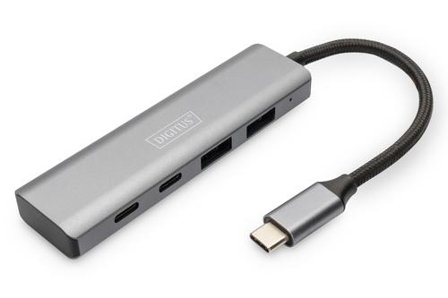 Digitus USB-C 4 Port HUB 2x USB-A + 2x USB-C Gen2