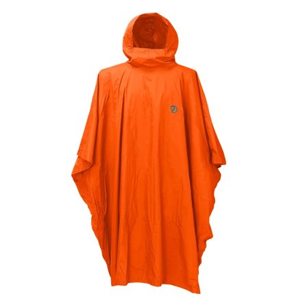 Fjällräven Poncho Men rain jackets Orange OneSize