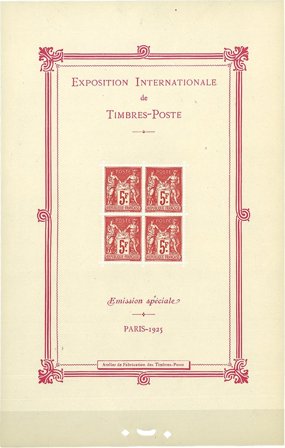 Frankrig 1925 - YT B1 - Postfrisk