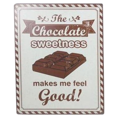 Metallskylt Chocolate