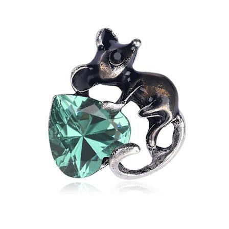 Musmärke Väska Skjorta Slipsnål Spänne Enkelt Fest Smycke Present Till Vänner