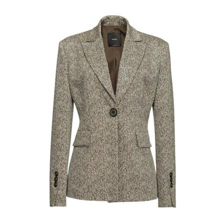 Pinko - Blazer - Brun - Dam - Storlek: L, Dam, Storlek: L