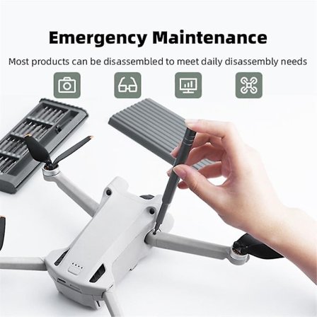 För Air 3 Reparationsskruvmejsel Avata/mini 4/3 Pro Demontering Multifunktionell Bekväm Skruvmejseltillbehör[D]