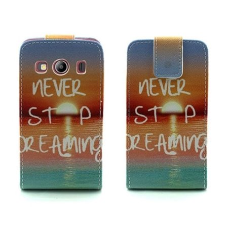 Knausgaard Fodral till Samsung Galaxy Ace 4 - Never Stop Dreaming