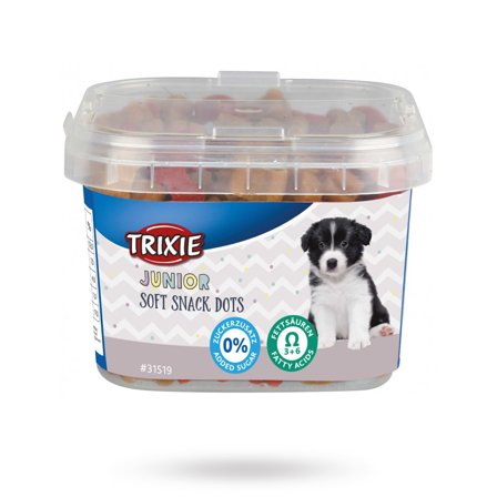 Trixie - Junior Soft Snack Dots 140 g - Matskål, hundgodis & tuggisar