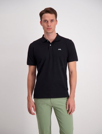 Lindbergh Polo Tee S/S - Black - S