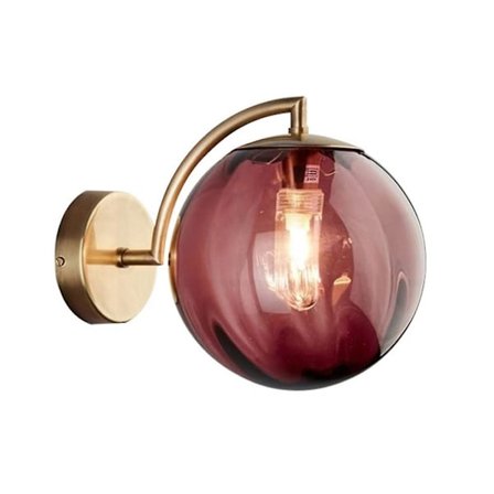 Moderne glas kugle væglampe seng væglampe globe vægmonteret lys væglampe belysning mid century væglampe