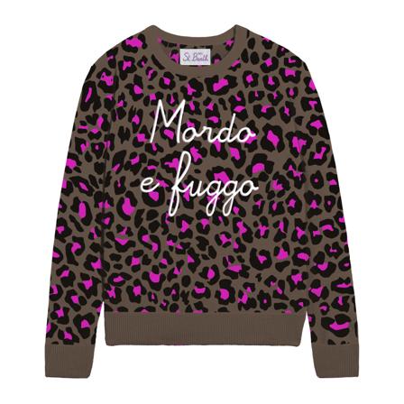 MC2 Saint Barth, Sweatshirts Bruin, Dames, Maat:M
