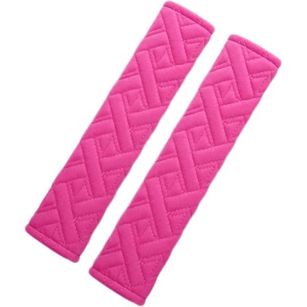 Universal säkerhetsbälteskomfortsele dynor, mjuka komfort säkerhetsbältes axelremsskydd, rosa