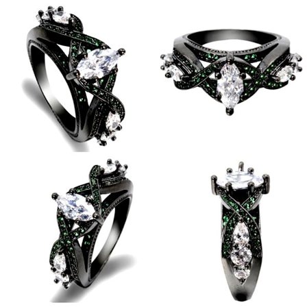 18K Guldfyllda guld Filled gulddoublé Ring CZ