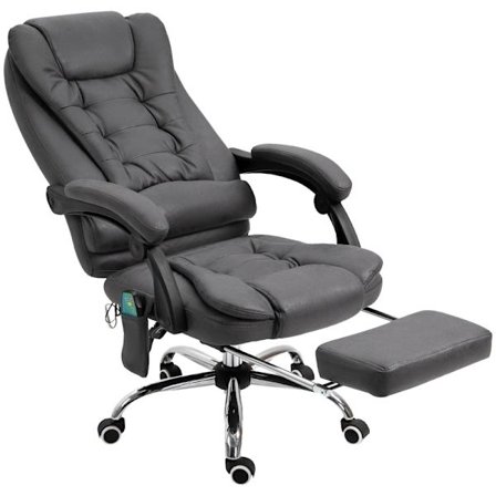 Rootz Massage Kontorstol - Vibrerende Stol - Opvarmet lænde - Ergonomisk computerstol - 65cm x 160cm x 104cm