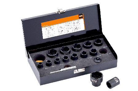 Bahco BWTSP16 Pipesett 16 deler, Håndverktøy