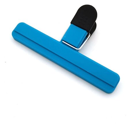 Matpåseförslutning, 3 st Matförslutningsklämmor Plastpåseklämma - 15,3 cm, Blå-Rosa-Grön - 15,3 cm