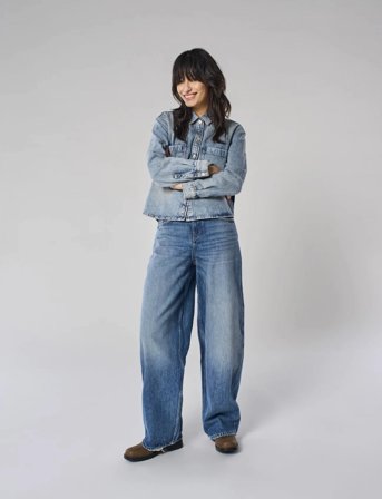 ONLY Onltaylor Hw Barrel Db Dnm Tai466 Noos - Blue - XS x 32