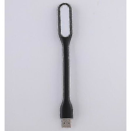 LED USB mini nattlampa 5v 1,2w Power Bank Läslampa (svart)
