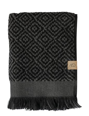 Mette Ditmer Morocco Guest Towel, 2Pack - Black - 35X60CM