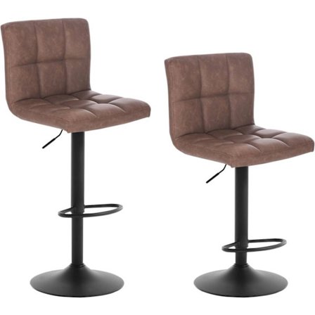 Rootz baarijakkara - Säädettävä työtuoli - Kääntyvä baarituoli - Ergonominen muotoilu - Kestävä rakenne - Helppo koota - 44 cm x 38 cm x 92-114 cm