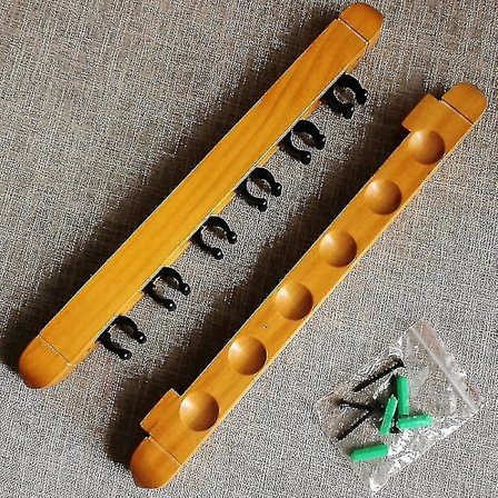 Biljardkø Rack Veggmontert Hengende Kø Rom Tilbehør Rask