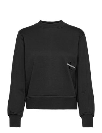 Off Placed Monogram Crew Neck Black Calvin Klein Jeans