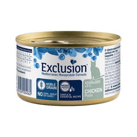 Exclusion Mediterraneo Monoprotein Noble Grain Cibo Umido Con