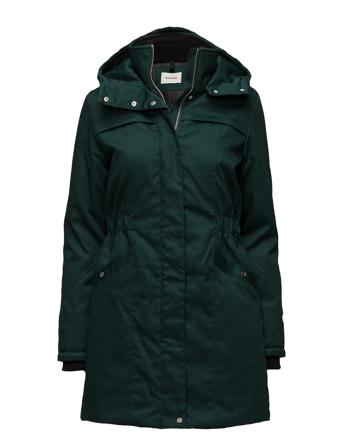 Frida Outerwear Parka Coats Grønn Modström