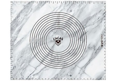 CACAS Bakematte silikon marmor stor