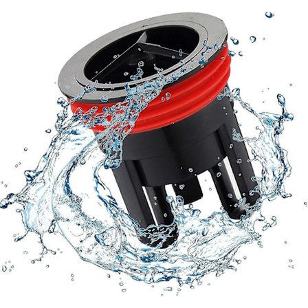 Gulvsluk Plugg | Dusjgulv Tilbakestrømningsstopper - Slukplugg, Svart