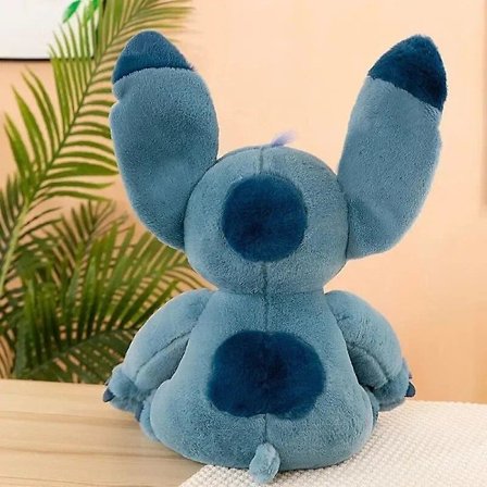 2024 Stor Engel og Stitch plysjlegetøj tegneserie kawaii dyrepar sovepude blødt materiale legetøj børns gave Stitch