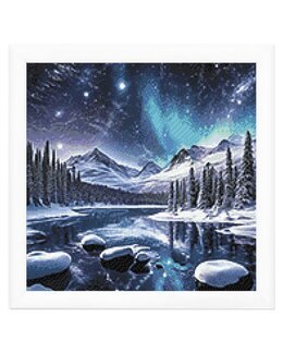 Diamomd Painting Magisk Nordlys - WizardiArt
