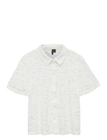 Vero Moda | Vmhoney Lace Ss Shirt Wvn Ga | M