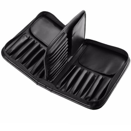 Kan holde 29 sminkekoster tom veske Høy kvalitet bærbar svart