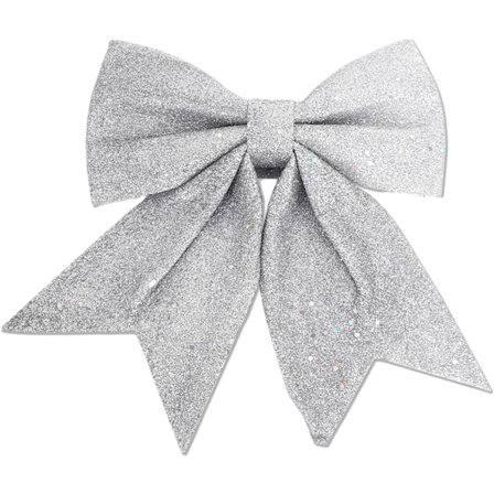 5 st Julband Rosett 24cm Stor Storlek Julrosetter Band Rosettband Ornament Juldekoration kompatibel Julgranar Presentinslagning Jul