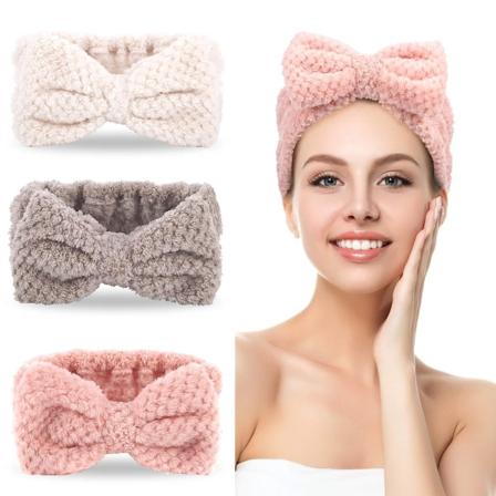 3-pak Spa Hodebånd Mikrofiber Sløyfebånd Hodebånd Sminke