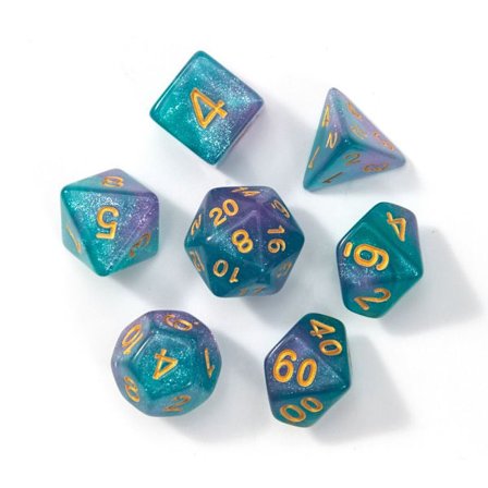7 kpl / set DND Dice Polyhedral Dice 02 02