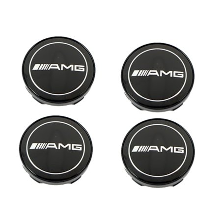 Mercedes AMG centrumkåpor till fälgarna 60mm passar 57mm hål 4-pack sv