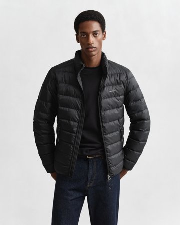 GANT Herren Leichte Daunenjacke (XXL) Schwarz