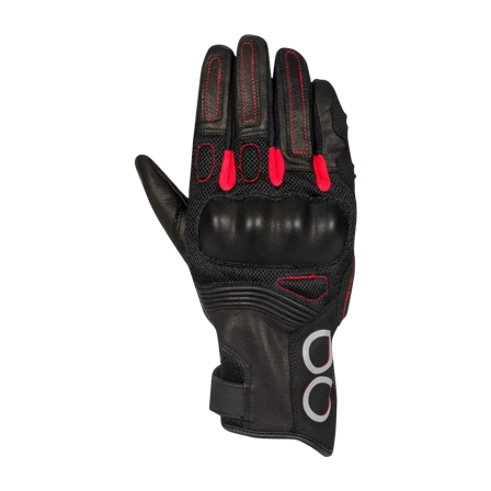 Motorradhandschuhe Bering Pitts Schwarz/Rot XXL