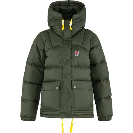 Fjällräven Dam's Expedition Down Lite Jacket in Deep Forest | Size: 2XS, Dun/Supreme Microloft