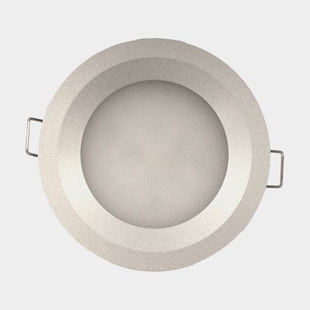 Spotlight Casolux Maria Downlight, Aluminium, grau, LED, 10 - 18 V, 2 W, klein, mit weißem Licht + Touch - Boot