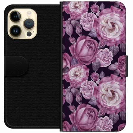 Apple Iphone 14 Pro Max Plånboksfodral Blommor