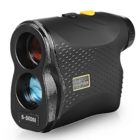 500m Golf Rangefinder Afstandsmåler Hastighedstester Afstandsmåler Digital Jagtmåling Monokulær Teleskop (500m, sort)