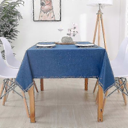 Vanntett, oljetett og flekkbestandig bordtrekk - Enkel moderne rektangulær duk for piknik, camping og bespisning i Europa