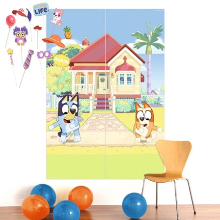 Bluey Bakgrunn Til Scene 4x70,6x101,8cm