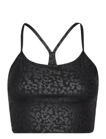 Gapfit Recycled Power Brami Crop Tops Sleeveless Crop Tops Musta GAP