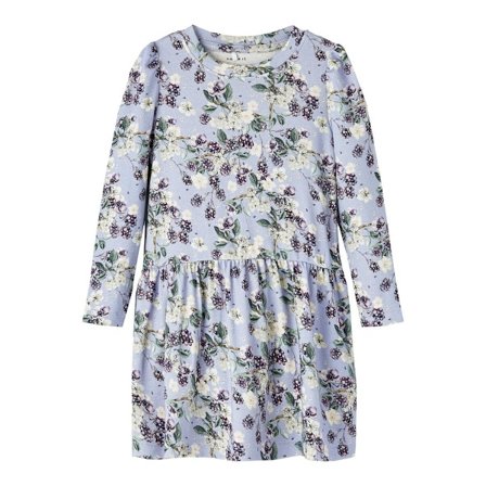 Name it Mini Kjole med Blomster, Størrelse 86