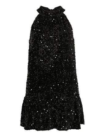 Vila | Vibelieve S/L Sequins Dress/Pty/Ka | 40