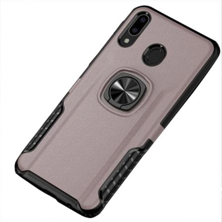 Ainutlaatuinen kansi sormustelineellä LEMAN - Samsung Galaxy A40 Roséguld