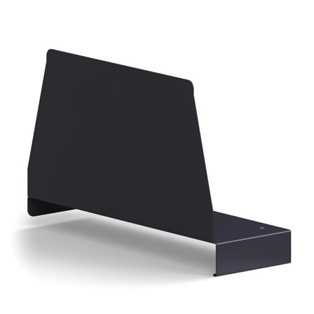 Shelf divider RELY, right, 160x300 mm, anthracite