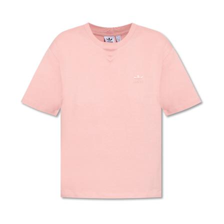 Adidas Originals, T-shirt with logo Różowy, Kobieta, Rozmiar: S